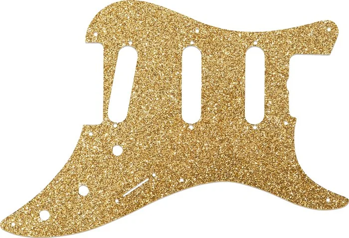 WD Custom Pickguard For Fender 1983 Bullet Deluxe S-3 #60RGS Rose Gold Sparkle Acrylic