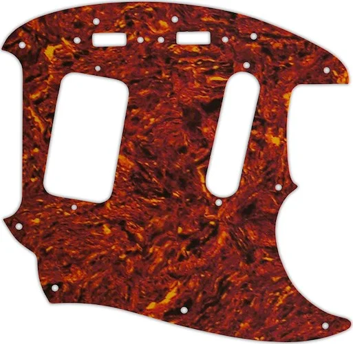 WD Custom Pickguard For Fender 1990's Jag-Stang #05P Tortoise Shell/Parchment