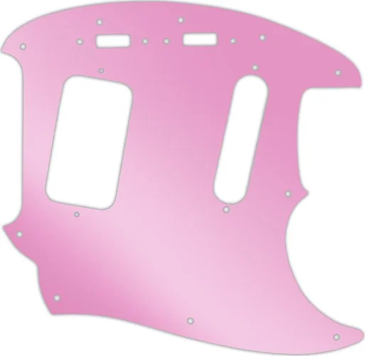 WD Custom Pickguard For Fender 1990's Jag-Stang #10P Pink Mirror