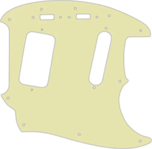 WD Custom Pickguard For Fender 1990's Jag-Stang #34T Mint Green Thin
