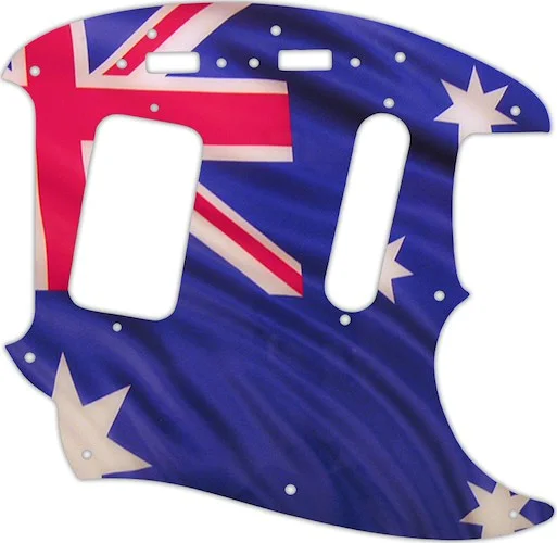 WD Custom Pickguard For Fender 1990's Jag-Stang #G13 Aussie Flag Graphic