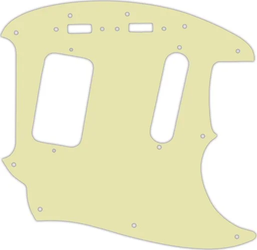 WD Custom Pickguard For Fender 1990's Jag-Stang #34 Mint Green 3 Ply