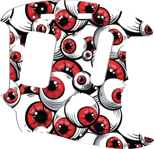 WD Custom Pickguard For Fender 1990's Jag-Stang #GHA01 Red Eye Graphic