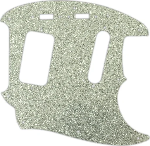 WD Custom Pickguard For Fender 1990's Jag-Stang #60SS Silver Sparkle 