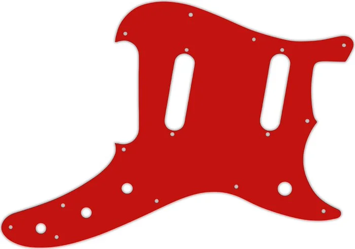 WD Custom Pickguard For Fender 1993-1996 Duo-Sonic Reissue #07 Red/White/Red