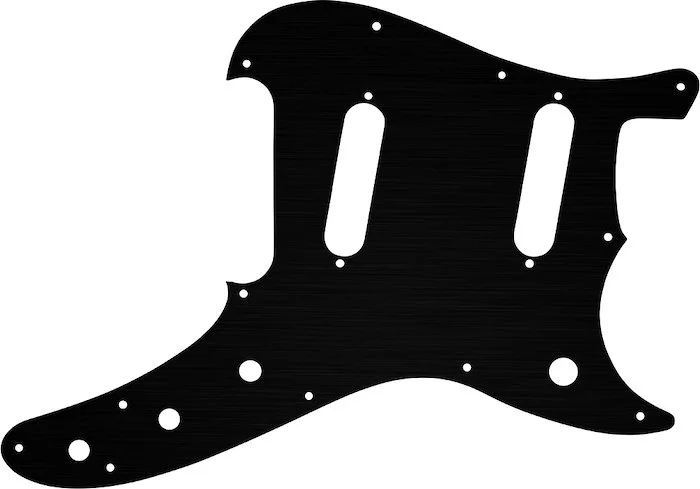 WD Custom Pickguard For Fender 1993-1996 Duo-Sonic Reissue #27 Simulated Black Anodized