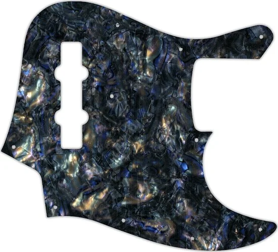 WD Custom Pickguard For Fender 1998-2009 Made In Japan Geddy Lee Limited Edition Jazz Bass #35 Black