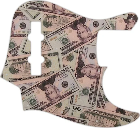 WD Custom Pickguard For Fender 1998-2009 Made In Japan Geddy Lee Limited Edition Jazz Bass #G16 Mone