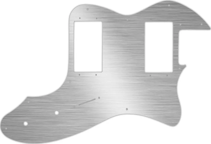 WD Custom Pickguard For Fender 1999 Made In Japan '72 Telecaster Thinline #13 Simulated Brushed Silv
