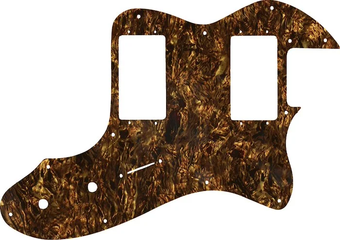 WD Custom Pickguard For Fender 1999-Present Made In Mexico Or 2012-2013 American Vintage '72 Telecaster Thinline #28TBP Tortoise Brown Pearl