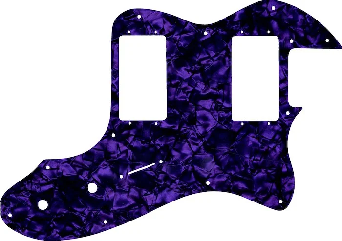 WD Custom Pickguard For Fender 1999-Present Made In Mexico Or 2012-2013 American Vintage '72 Telecaster Thinline #28PR Purple Pearl