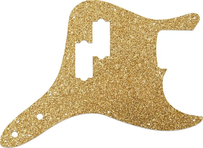 WD Custom Pickguard For Fender 2002-2010 Mark Hoppus Signature Bass #60RGS Rose Gold Sparkle 