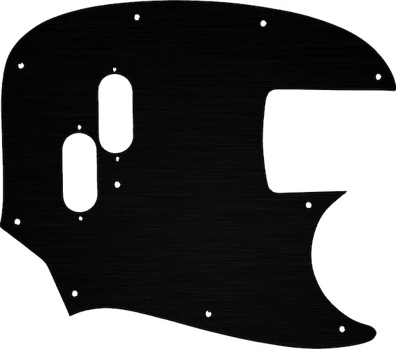 WD Custom Pickguard For Fender 2002-Present Made In Japan Mustang Bass Reissue #27 Simulated Black A