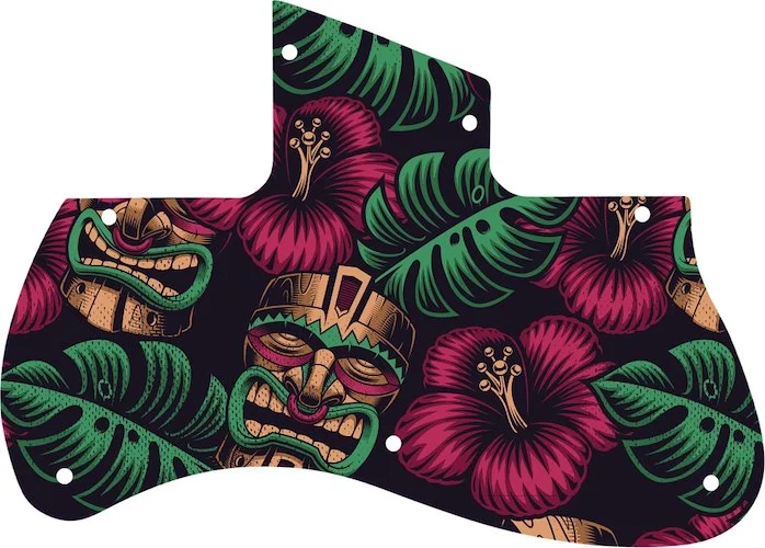 WD Custom Pickguard For Fender 2002 Toronado #GAL01 Aloha Tiki Graphic