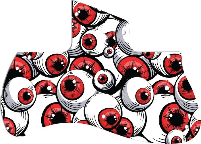 WD Custom Pickguard For Fender 2002 Toronado #GHA01 Red Eye Graphic