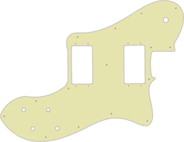 WD Custom Pickguard For Fender 2004-Present Made In Mexico '72 Telecaster Deluxe #34 Mint Green 3 Pl