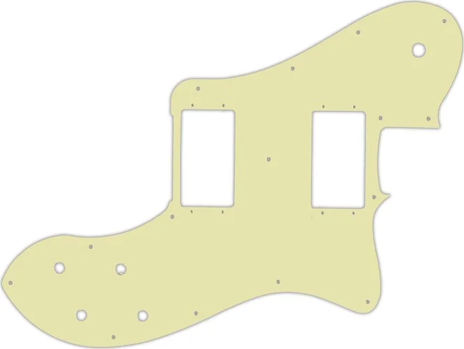 WD Custom Pickguard For Fender 2004-Present Made In Mexico '72 Telecaster Deluxe #34T Mint Green Thi
