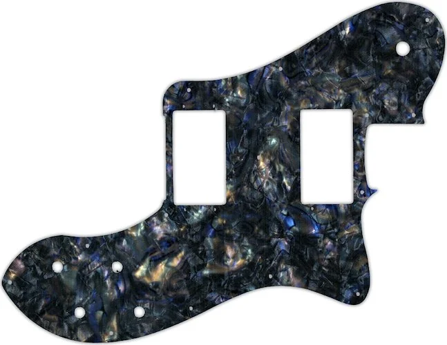 WD Custom Pickguard For Fender 2004-Present Made In Mexico '72 Telecaster Deluxe #35 Black Abalone