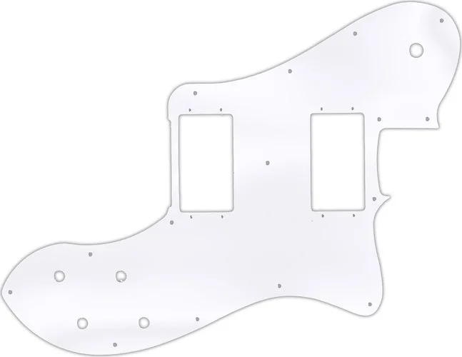 WD Custom Pickguard For Fender 2004-Present Made In Mexico '72 Telecaster Deluxe #45T Clear Acrylic 