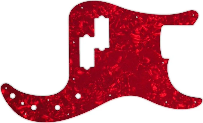 WD Custom Pickguard For Fender 2005-Present Made In Mexico Deluxe Active Special Precision Bass #28R