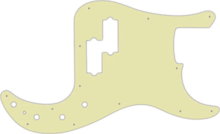 WD Custom Pickguard For Fender 2005-Present Made In Mexico Deluxe Active Special Precision Bass #34S