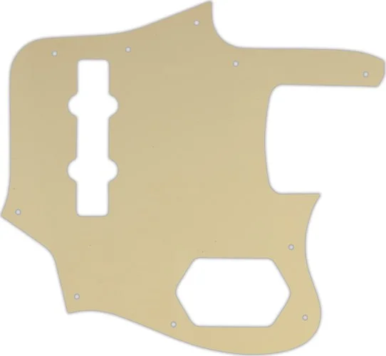 WD Custom Pickguard For Fender 2006-2009 Made In Japan Deluxe Jaguar Bass #06T Cream Thin