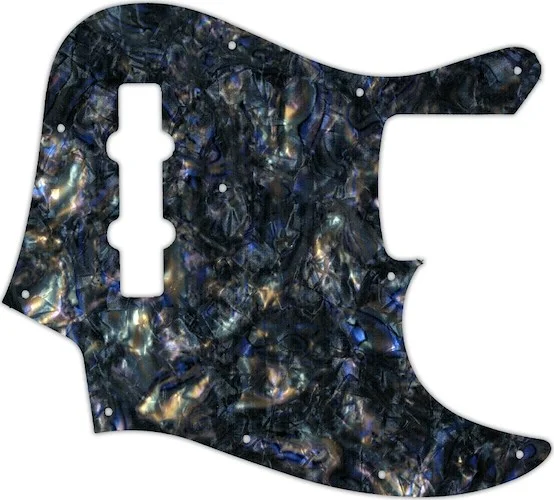 WD Custom Pickguard For Fender 2010-2012 Made In Japan Geddy Lee Limited Edition Jazz Bass #35 Black