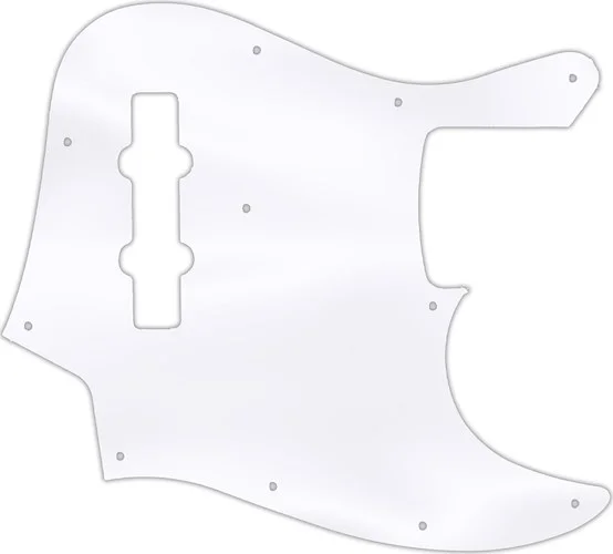 WD Custom Pickguard For Fender 2010-2012 Made In Japan Geddy Lee Limited Edition Jazz Bass #45 Clear