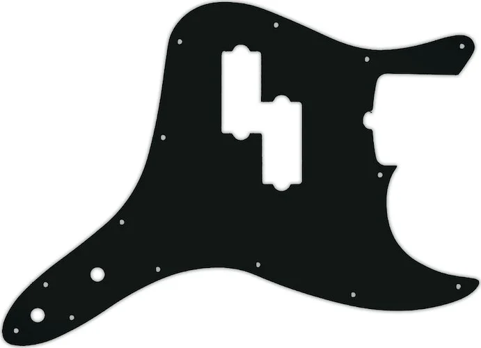 WD Custom Pickguard For Fender 2011-Present Reverse Pickup Mark Hoppus Signature Bass #01A Black Acr