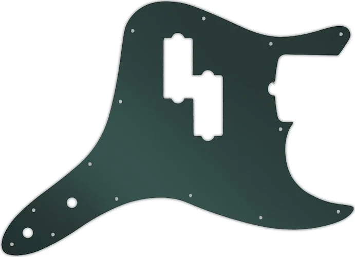 WD Custom Pickguard For Fender 2011-Present Reverse Pickup Mark Hoppus Signature Bass #10S Smoke Mir