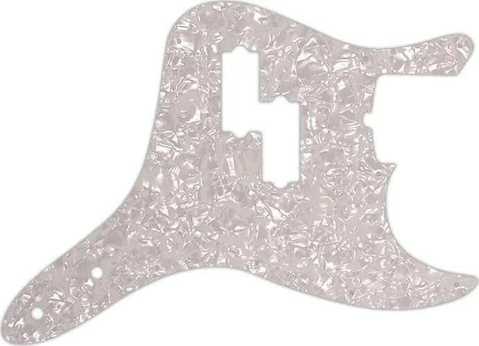 WD Custom Pickguard For Fender 2011-Present Reverse Pickup Mark Hoppus Signature Bass #28 White Pear