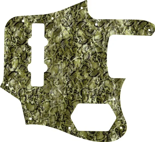 WD Custom Pickguard For Fender 2012-2013 Made In Japan Deluxe Jaguar Bass #31 Snakeskin