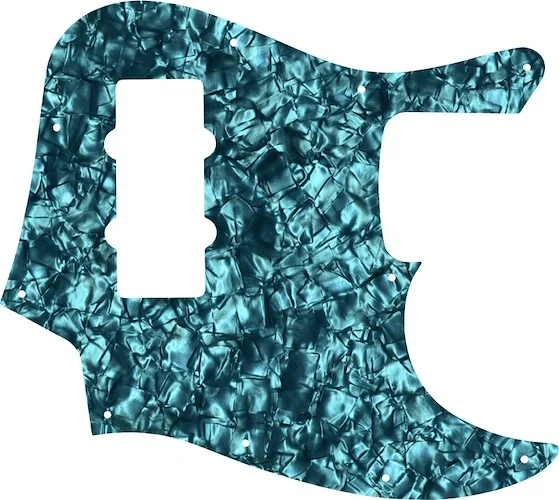 WD Custom Pickguard For Fender 2012-2013 Made In China Modern Player Jazz Bass #28AQ Aqua Pearl/Black/White/Black