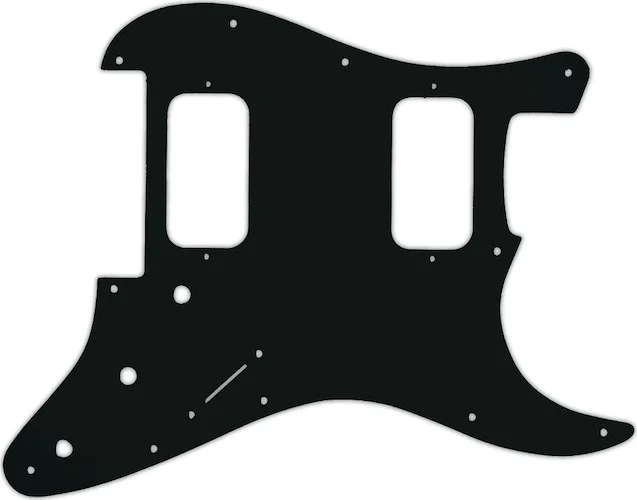 WD Custom Pickguard For Fender 2012-Present Made In Mexico Blacktop Stratocaster HH Floyd Rose #01A 