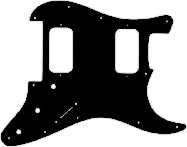 WD Custom Pickguard For Fender 2012-Present Made In Mexico Blacktop Stratocaster HH Floyd Rose #01T 