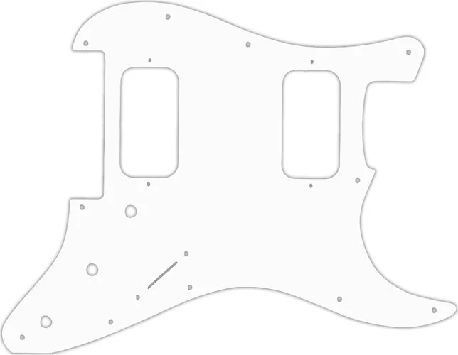 WD Custom Pickguard For Fender 2012-Present Made In Mexico Blacktop Stratocaster HH Floyd Rose #02M 