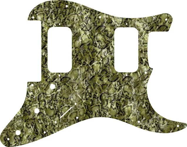 WD Custom Pickguard For Fender 2012-Present Made In Mexico Blacktop Stratocaster HH Floyd Rose #31 S