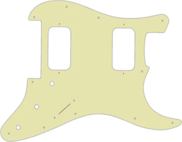 WD Custom Pickguard For Fender 2012-Present Made In Mexico Blacktop Stratocaster HH Floyd Rose #34 M