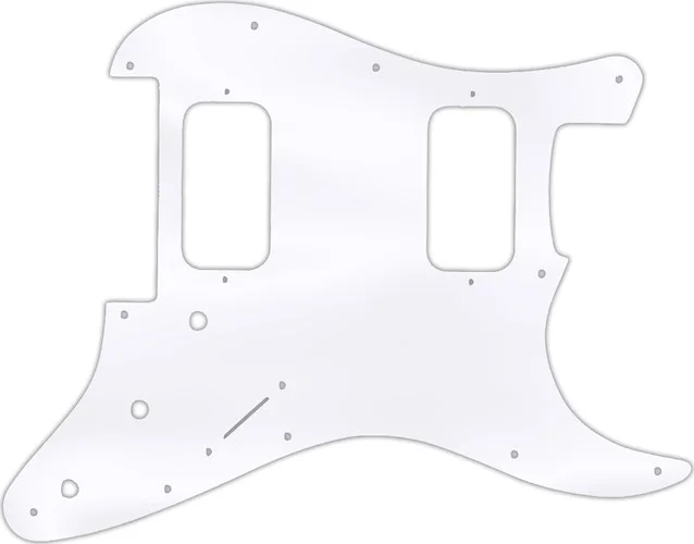 WD Custom Pickguard For Fender 2012-Present Made In Mexico Blacktop Stratocaster HH Floyd Rose #45T 