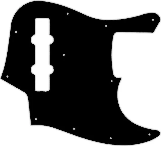 WD Custom Pickguard For Fender 2013 Made In Japan JB62SS Smart Scale Jazz Bass #03P Black/Parchment/
