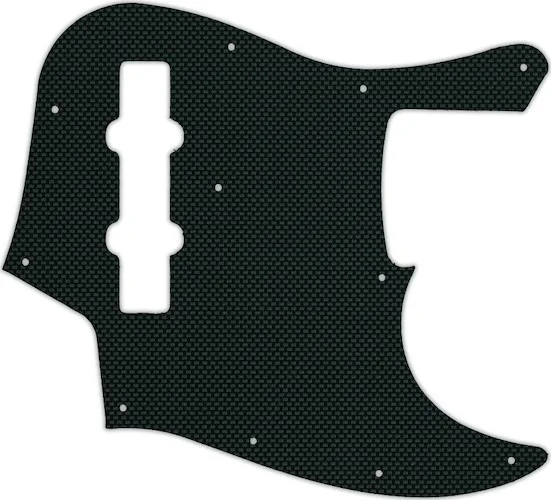 WD Custom Pickguard For Fender 2013 Made In Japan JB62SS Smart Scale Jazz Bass #17B Simulated Black