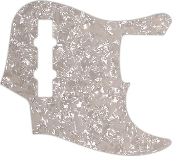 WD Custom Pickguard For Fender 2013 Made In Japan JB62SS Smart Scale Jazz Bass #28A Aged Pearl/White