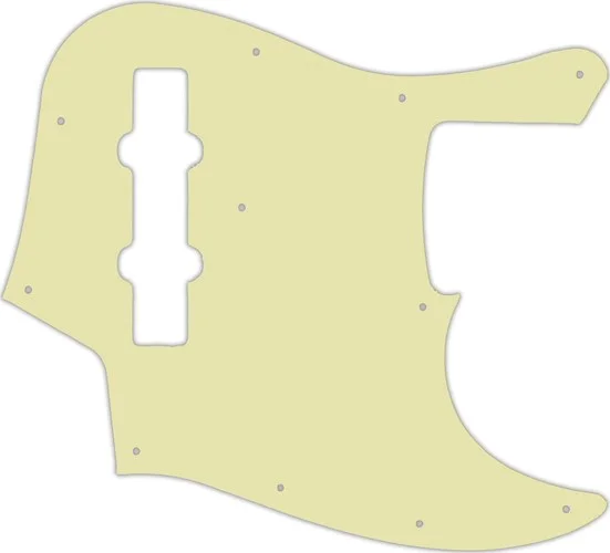 WD Custom Pickguard For Fender 2013 Made In Japan JB62SS Smart Scale Jazz Bass #34S Mint Green Solid
