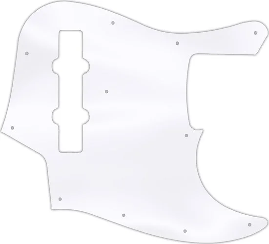 WD Custom Pickguard For Fender 2013 Made In Japan JB62SS Smart Scale Jazz Bass #45 Clear Acrylic