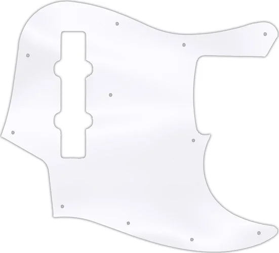 WD Custom Pickguard For Fender 2013 Made In Japan JB62SS Smart Scale Jazz Bass #45T Clear Acrylic Th