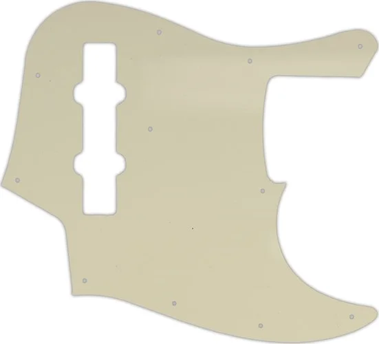 WD Custom Pickguard For Fender 2013 Made In Japan JB62SS Smart Scale Jazz Bass #55 Parchment 3 Ply