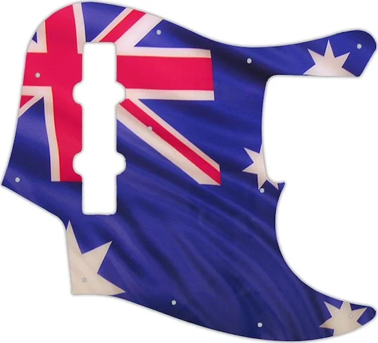 WD Custom Pickguard For Fender 2013 Made In Japan JB62SS Smart Scale Jazz Bass #G13 Aussie Flag Grap
