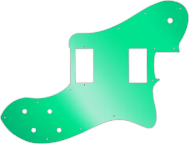 WD Custom Pickguard For Fender 2013-Present Chris Shiflett Telecaster Deluxe #10GR Green Mirror
