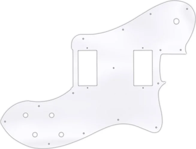 WD Custom Pickguard For Fender 2013-Present Chris Shiflett Telecaster Deluxe #45T Clear Acrylic Thin