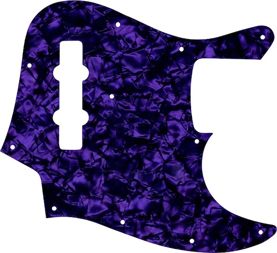 WD Custom Pickguard For Fender 2013-Present Made In Mexico Geddy Lee Jazz Bass #28PR Purple Pearl